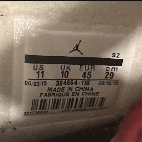 Air Jordan 6 Retro ‘Maroon’ - size 11